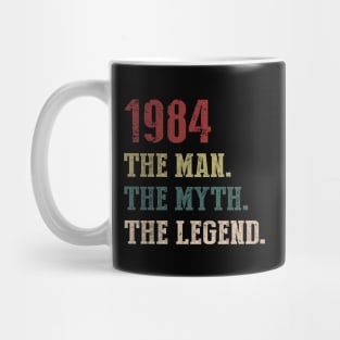 Vintage 1984 The Man The Myth The Legend Gift 36th Birthday Mug